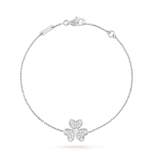[Olivia JW]FRIVOLE SILVER FLOWER DIAMOND BRACELET