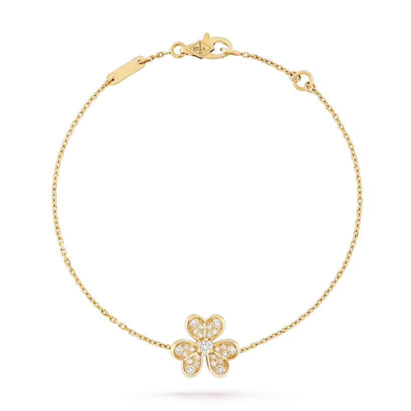 [Olivia JW]FRIVOLE GOLD FLOWER DIAMOND BRACELET