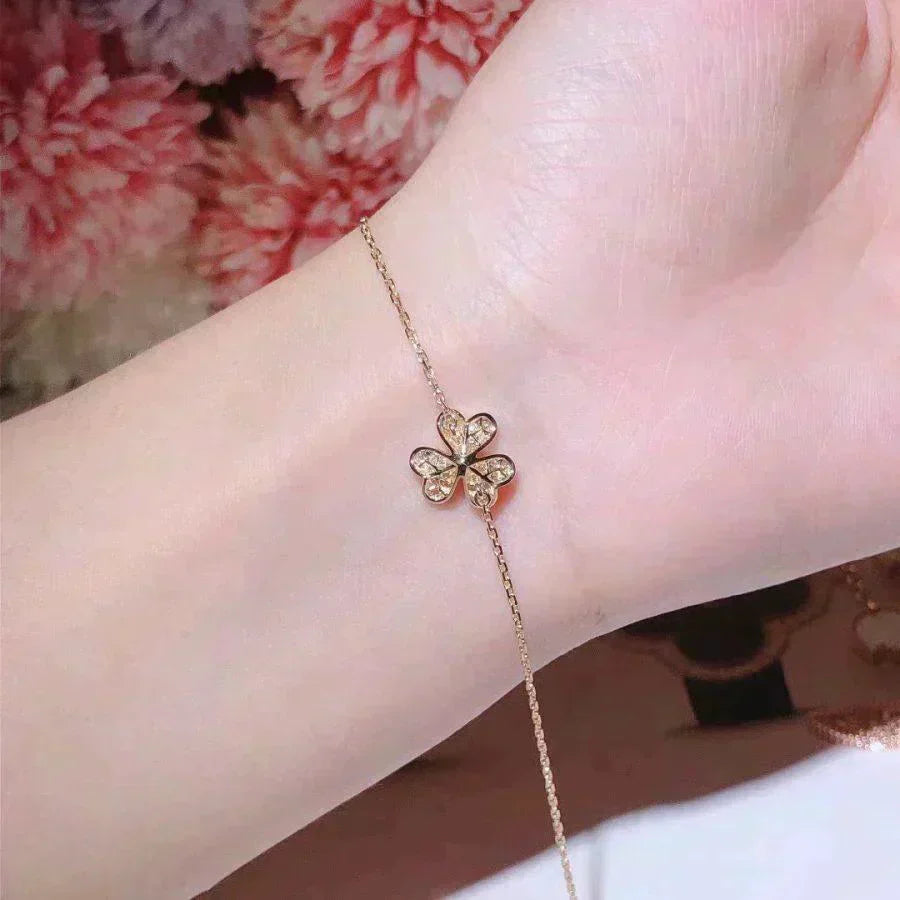 [Olivia JW]FRIVOLE GOLD FLOWER DIAMOND BRACELET