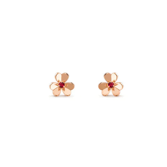 [Olivia JW]FRIVOLE  FLOWER PINK EARRINGS