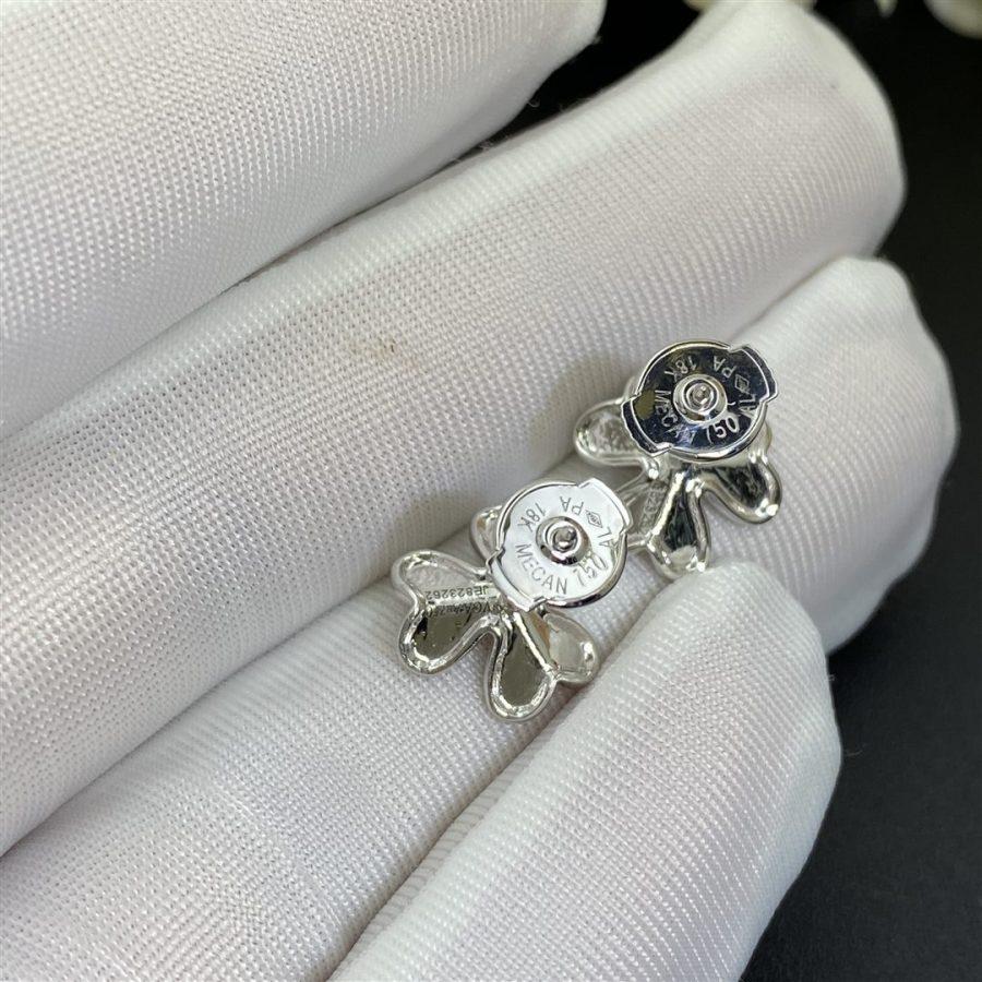 [Olivia JW]FRIVOLE MINI SILVER FLOWER EARRINGS
