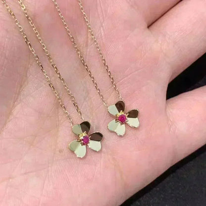 [Olivia JW]FRIVOLE GOLD FLOWER NECKLACE