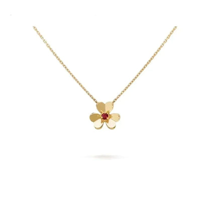 [Olivia JW]FRIVOLE GOLD FLOWER NECKLACE