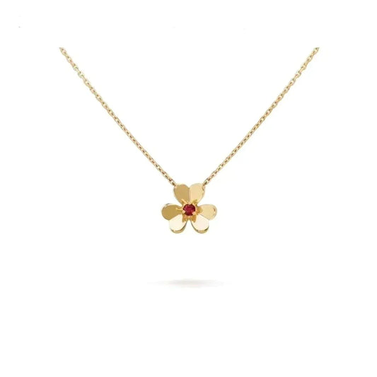 [Olivia JW]FRIVOLE GOLD FLOWER NECKLACE