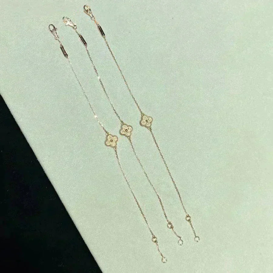 [Olivia JW]CLOVER SINGLE FLOWER BRACELET
