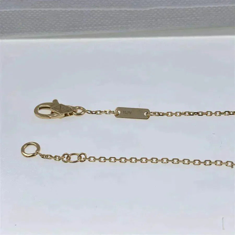 [Olivia JW]CLOVER  CARNELIAN SINGLE FLOWER BRACELET