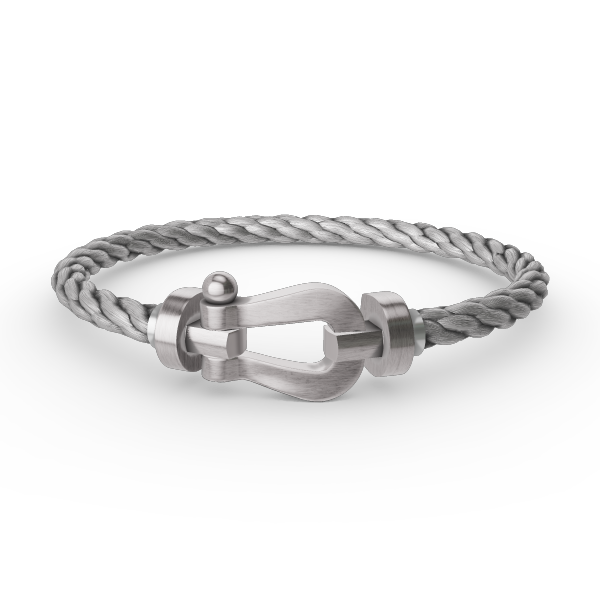 [Olivia JW]FORCE LARGE HORSESHOE NO DIAMOND BRACELET SILVER