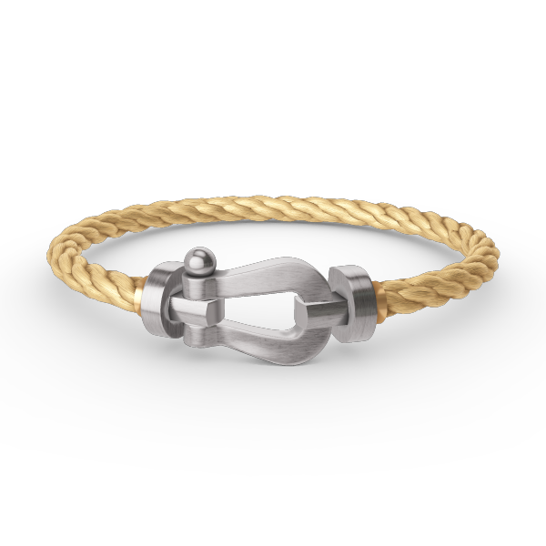 [Olivia JW]FORCE LARGE HORSESHOE NO DIAMOND BRACELET SILVER