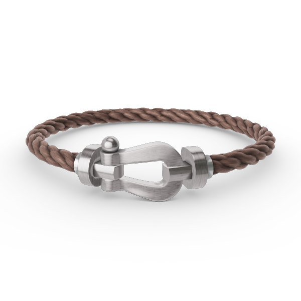 [Olivia JW]FORCE LARGE HORSESHOE NO DIAMOND BRACELET SILVER