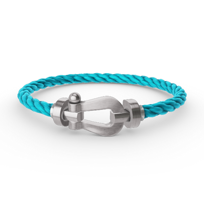 [Olivia JW]FORCE LARGE HORSESHOE NO DIAMOND BRACELET SILVER