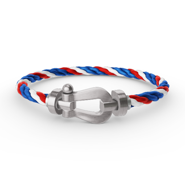 [Olivia JW]FORCE LARGE HORSESHOE NO DIAMOND BRACELET SILVER