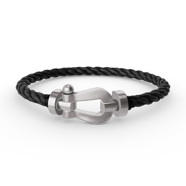 [Olivia JW]FORCE LARGE HORSESHOE NO DIAMOND BRACELET SILVER