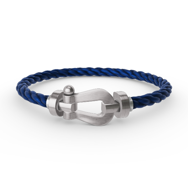 [Olivia JW]FORCE LARGE HORSESHOE NO DIAMOND BRACELET SILVER