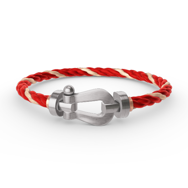 [Olivia JW]FORCE LARGE HORSESHOE NO DIAMOND BRACELET SILVER