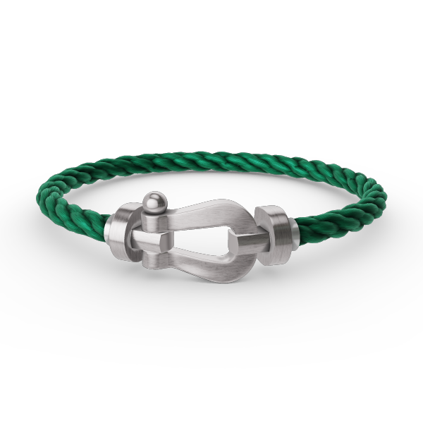 [Olivia JW]FORCE LARGE HORSESHOE NO DIAMOND BRACELET SILVER