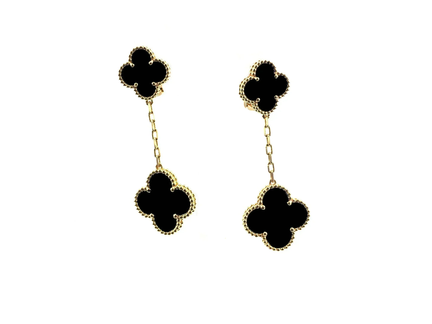 [Olivia JW]CLOVER 2 MOTIFS  EARRINGS (MULTIPLE CHOICESC
