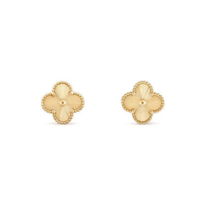 [Olivia JW]CLOVER MEDIUM 1 MOTIFS LASER EARRINGS