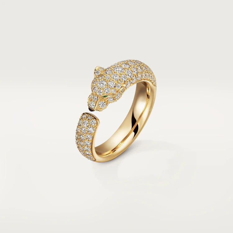 [Olivia JW]PANTHERE PINK GOLD DIAMOND RING
