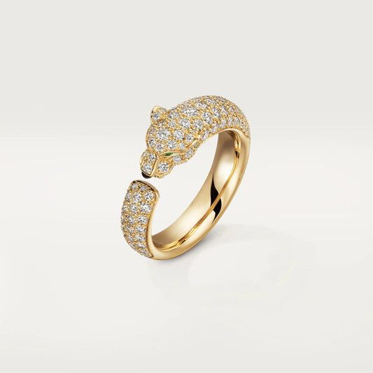 [Olivia JW]PANTHERE PINK GOLD DIAMOND RING
